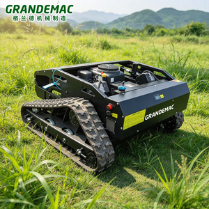 1000mm ہائبرڈ گیس الیکٹرک ریموٹ کنٹرول کرالر لان موور | 22HP Loncin انجن، باغات، پہاڑی اور کھیت کے لیے 50&deg; ڈھلوان کاٹنے والا روبوٹ